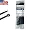 Kable Kontrol Cable Tie, 14 in L, 4 in Max Bundle Dia., Black, Nylon 6/6, 50 lb Strength, 100 PK CTUSA-14-50-100-BK - alternate 1